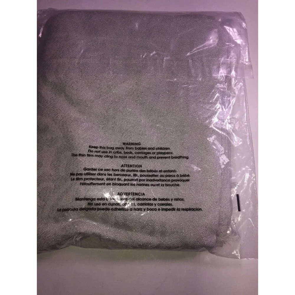 Inc International Concepts Brocade Jacquard Wrap in Silver
